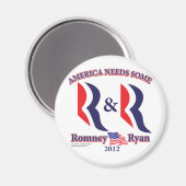 Aimant Romney et Ryan (Recto/Verso)