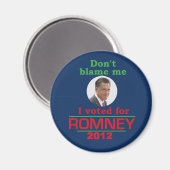 Aimant Romney ne me blâme pas (Recto/Verso)