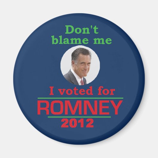Aimant Romney ne me blâme pas (Devant)