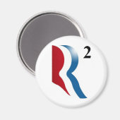 Aimant Romney & Ryan 2012 - "R squared" (Recto/Verso)