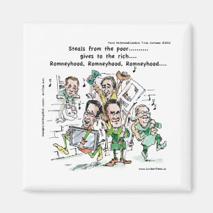 Aimant RomneyHood Funny Gifts Mugs Tees Cards Etc.
