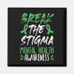 Aimant Rompre La Sensibilisation À La Stigmatisation Vert
