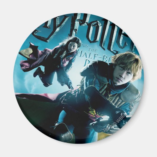 Aimant Ron and Ginny On Brooms 1 (Devant)