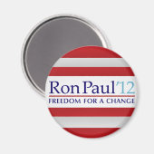Aimant Ron Paul 2012 (Recto/Verso)