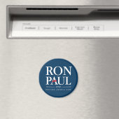 Aimant Ron Paul 2012 (bleu) (In Situ (Lave-vaisselle))