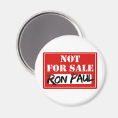 Aimant Ron Paul n'est PAS EN VENTE ! ! ! (Recto/Verso)