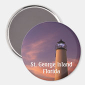 Aimant rond 3" - Phare (Feu violet) (Recto/Verso)