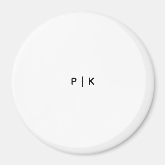 Aimant Rond, 7,62 cm (Devant)