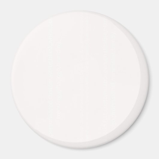Aimant Rond, 7,62 cm (Devant)