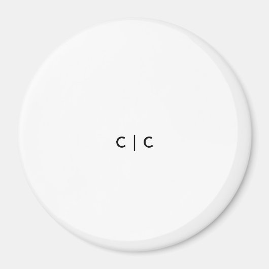 Aimant Rond, 7,62 cm (Devant)