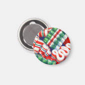 Aimant rond À BANDE DE RIBBON (Recto/Verso)