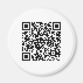 Aimant rond avec code QR