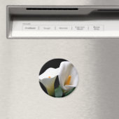 Aimant rond blanc calla (In Situ (Lave-vaisselle))