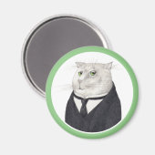 Aimant rond BUTLER CAT (Recto/Verso)