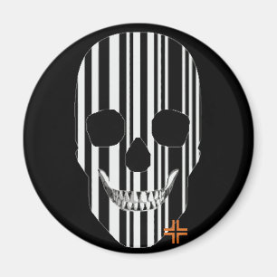 Aimant rond codebout HANDSKULL B2