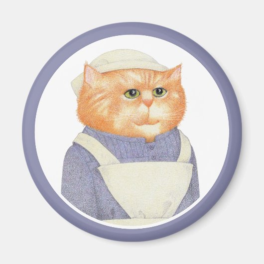 Aimant Rond COOK CAT (Devant)