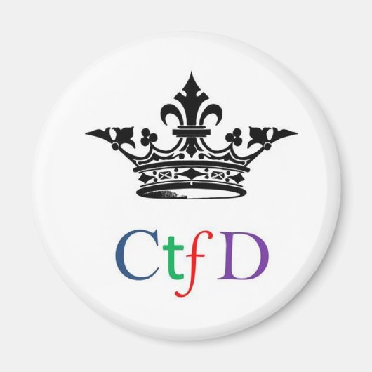 aimant rond CTFD (Devant)