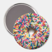 Aimant rond de 3 pouces à l'arc-en-ciel (Recto/Verso)