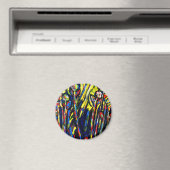 Aimant rond de conception personnalisé (In Situ (Lave-vaisselle))