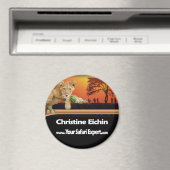 Aimant rond de scène Safari (In Situ (Lave-vaisselle))