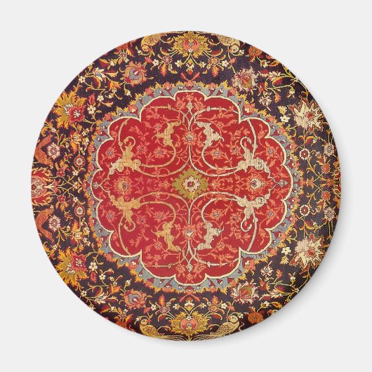 Aimant rond de tapis turc (Devant)