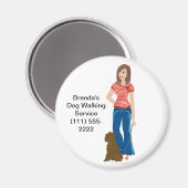 Aimant rond DHG (2,25 pouces) (Recto/Verso)