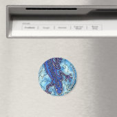 Aimant rond Gecko bleu (In Situ (Lave-vaisselle))