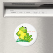 Aimant rond grenouille verte (In Situ (Lave-vaisselle))