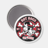 Aimant rond Hot Hovers™ (Recto/Verso)