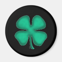 Aimant rond irlandais noir