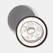 Aimant rond KNIT DONUT (Recto/Verso)