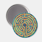 Aimant rond LABYRINTH II (Recto/Verso)