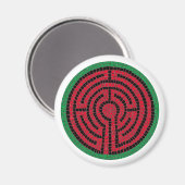 Aimant rond LABYRINTH IX (Recto/Verso)