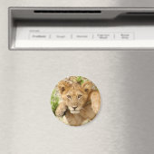 Aimant ROND Lion Cub (In Situ (Lave-vaisselle))
