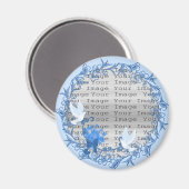 Aimant rond personnalisé de colombe (Recto/Verso)