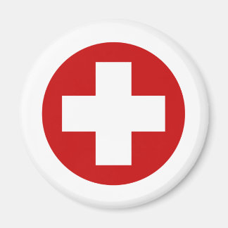 Aimant Rond-point d'urgence de la Croix-Rouge suisse