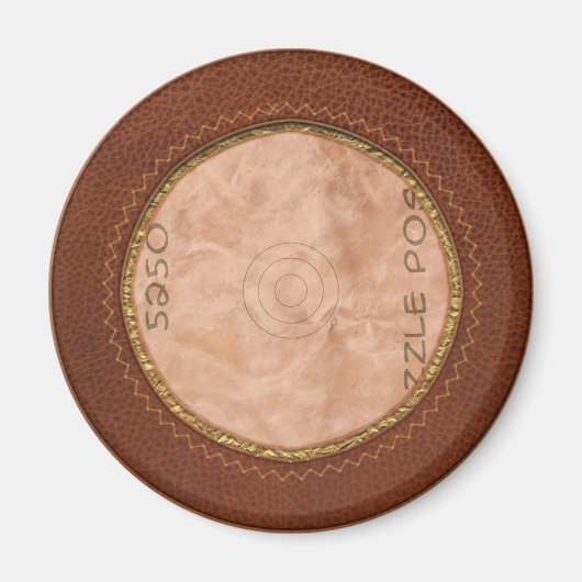 Aimant - Rond - Portrait (Devant)