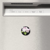 Aimant rond pour réfrigérateur Fleur de pommier de (In Situ (Lave-vaisselle))