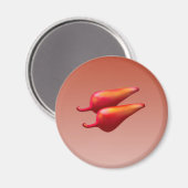 Aimant rond Red Chili Peppers (Recto/Verso)