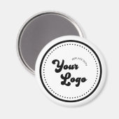 Aimant Rond Réfrigérateur Avec Logo Professionnel  (Recto/Verso)