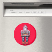 Aimant rond Robot Jouet Japonais (In Situ (Lave-vaisselle))