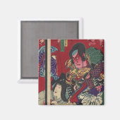 Aimant ronin bushido lutte contre l'épée japonaise samour (Recto/Verso)