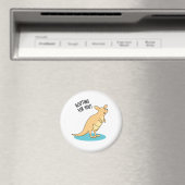 Aimant Roo Ting Pour Vous Drôle Kangaroo Pun (In Situ (Lave-vaisselle))