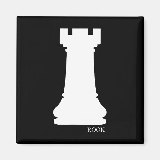 Aimant Rook Chess Piece Group Costume Chess Club Chess Bo (Devant)