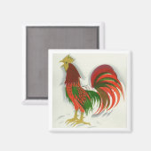 Aimant Rooster folklorique #7 (Recto/Verso)