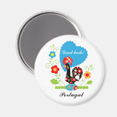 Aimant Rooster portugais (Recto/Verso)