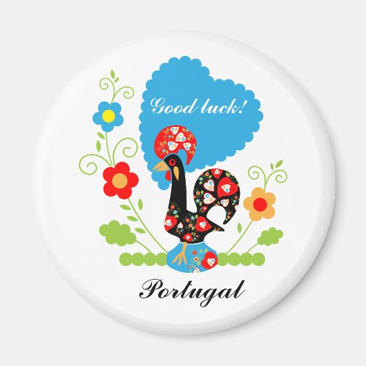 Aimant Rooster portugais (Devant)