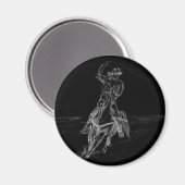 Aimant Roping cow-boy (Recto/Verso)
