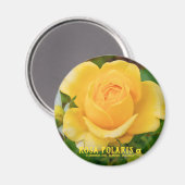 Aimant Rosa Polaris ♥ [Arrondi de l'aimant] (Recto/Verso)