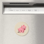 Aimant Rosa the Pig does a Poop (In Situ (Lave-vaisselle))